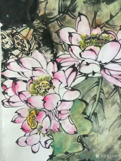 徐能凯日记-国画花鸟画《清香满湖》，尺寸69*140cm【图4】