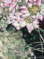 艺术家徐能凯日记:国画花鸟画《清香满湖》，尺寸69*140cm【图5】