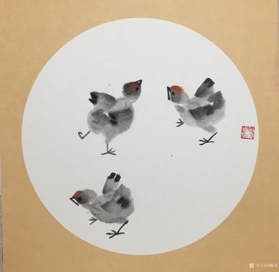 杨凌生活-一套写意小鸡完成，38:38c m，喜欢可以定制哦！【图8】