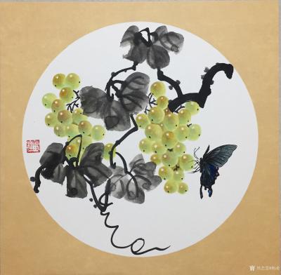 杨凌生活-一套写意葡萄完成，38:38c m，喜欢可以定制哦！【图6】