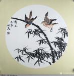 王君永日志-国画花鸟画小品系列作品《绿荷深处有翡翠》，《清香远布》，《安【图4】