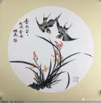 王君永日志-国画花鸟画小品系列作品《绿荷深处有翡翠》，《清香远布》，《安【图5】