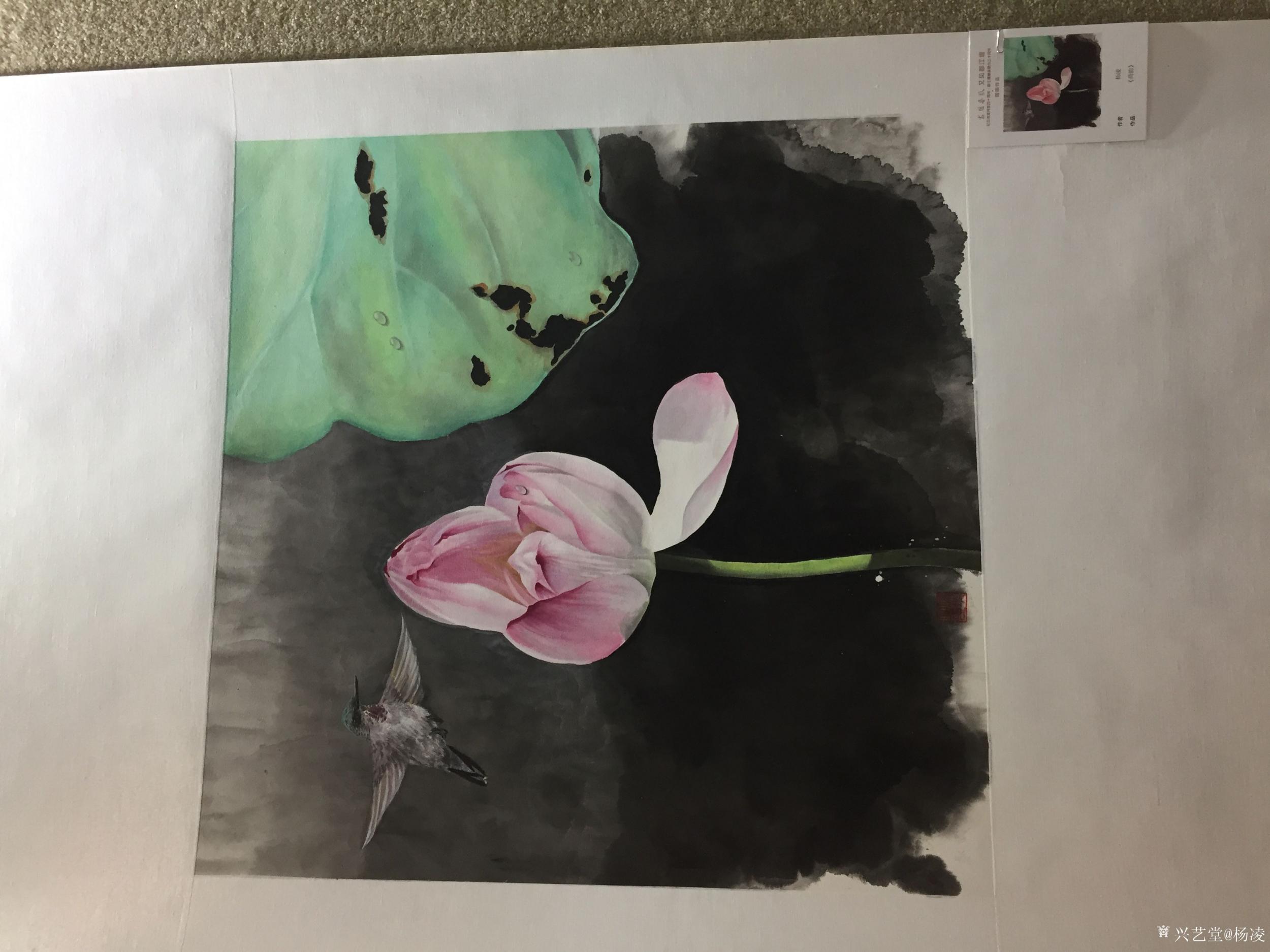 杨凌荣誉-我的新写实国画参加古堰春风画展.【图1】