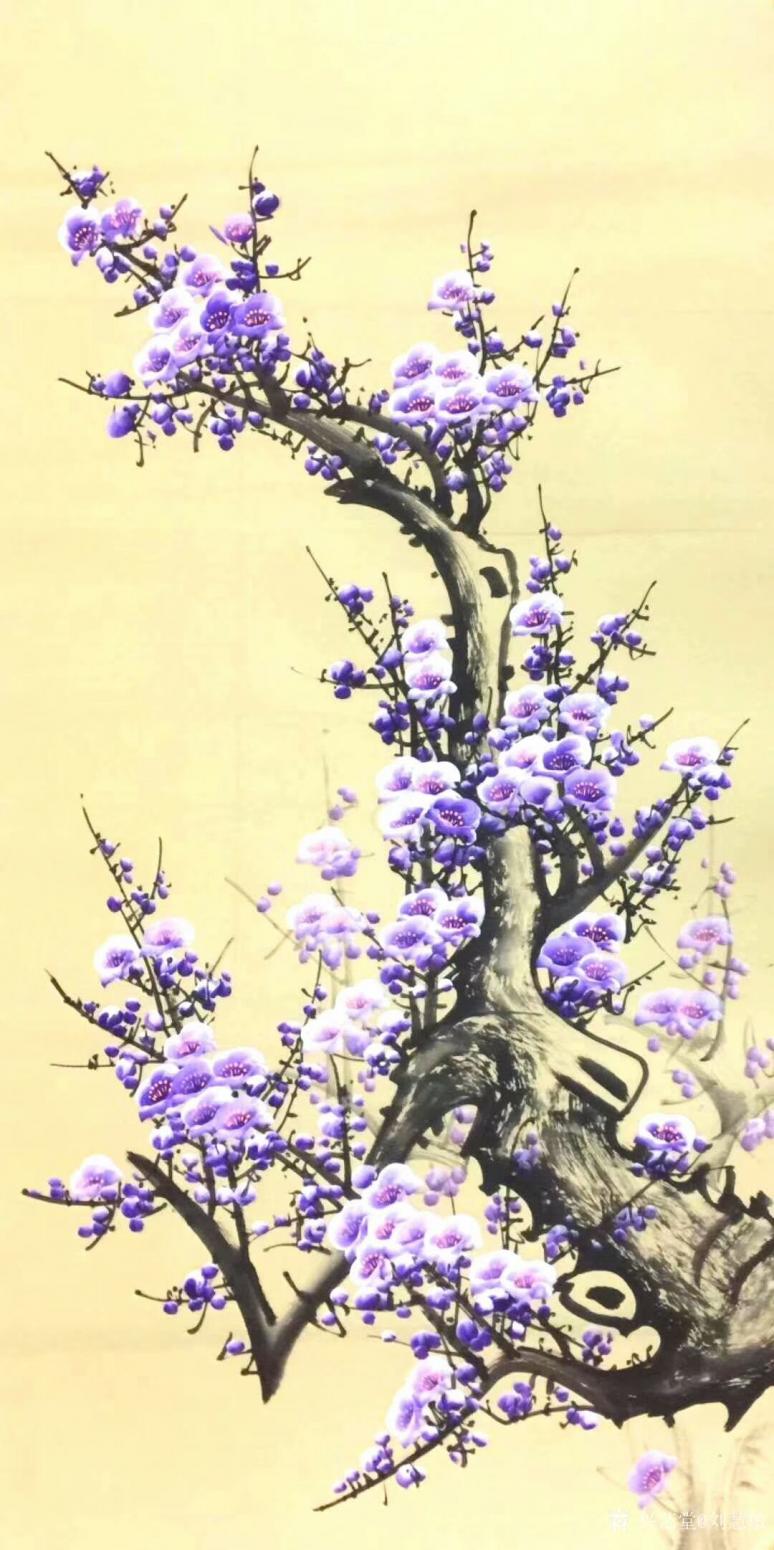 刘慧敏国画作品《梅花》【图0】