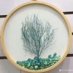 周海波日志-干花实物画！傲然挺立不失风骨！直径30.30/60.60cm【图3】