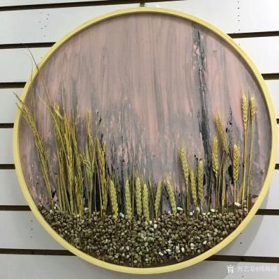 周海波日记-干花实物画！傲然挺立不失风骨！直径30.30/60.60cm。敬请欣赏【图6】