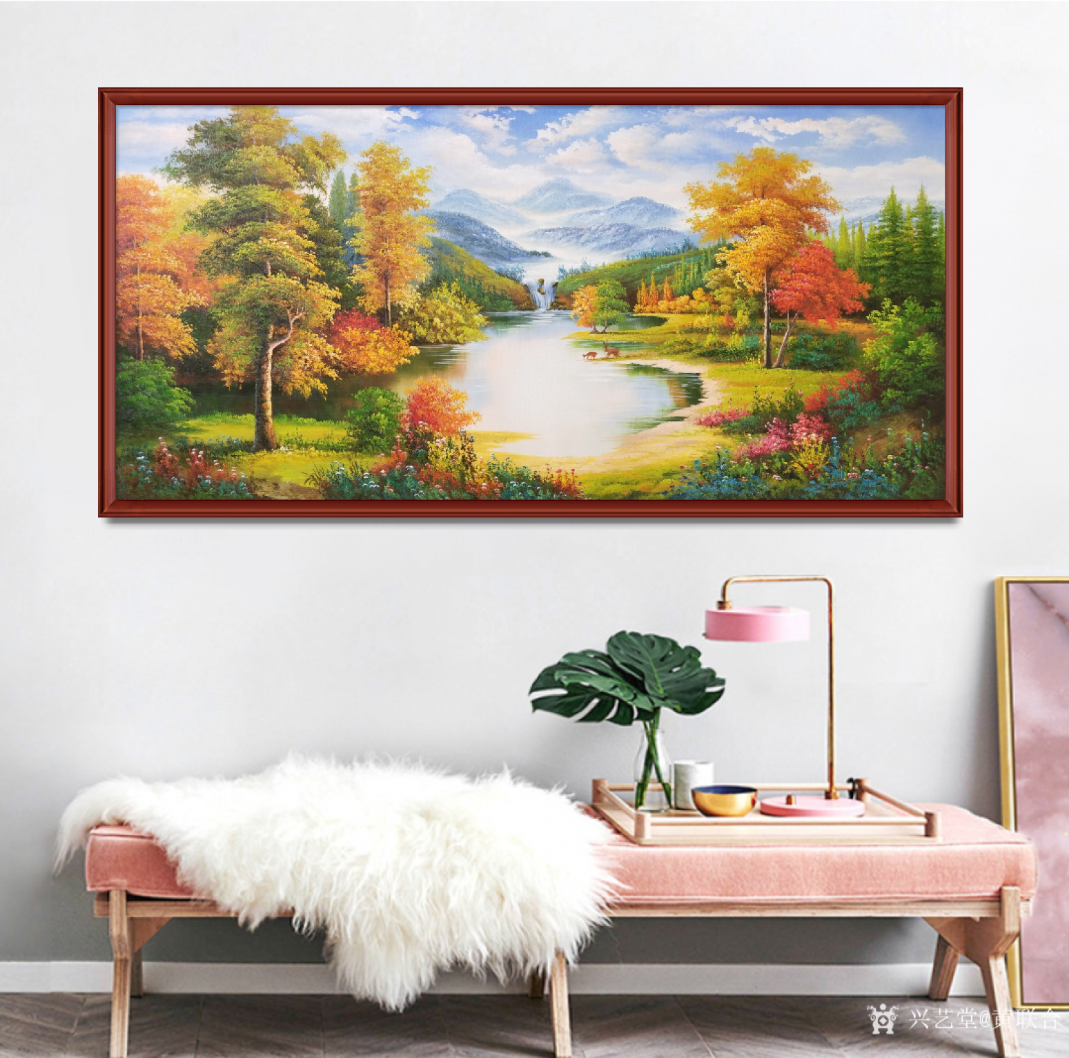 黄联合油画作品《油画》