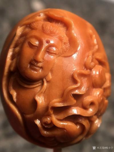 税小宁日记-最美观音法像核雕精品一套,尺寸2.1*2.5 cm，请欣赏，欢迎订制收藏。【图6】