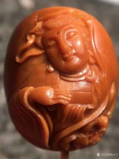 税小宁日记-最美观音法像核雕精品一套,尺寸2.1*2.5 cm，请欣赏，欢迎订制收藏。【图7】