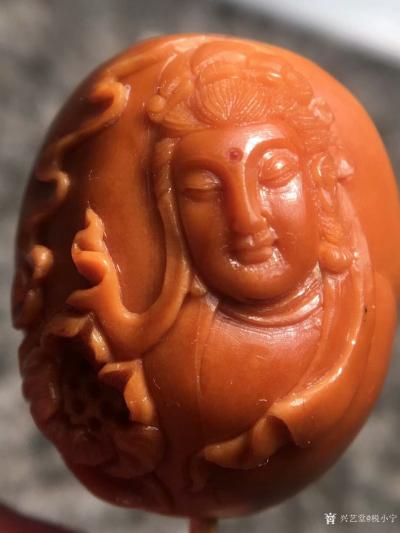 税小宁日记-最美观音法像核雕精品一套,尺寸2.1*2.5 cm，请欣赏，欢迎订制收藏。【图8】