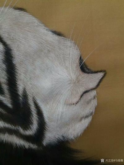 马晓薇日记-多年不画动物，尝试用绢画，感觉更细腻，【图3】