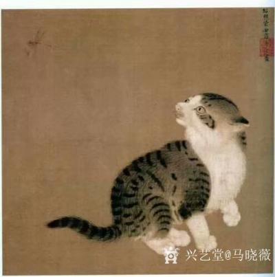 马晓薇日记-多年不画动物，尝试用绢画，感觉更细腻，【图6】