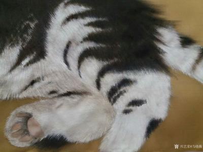 马晓薇日记-多年不画动物，尝试用绢画，感觉更细腻，【图7】