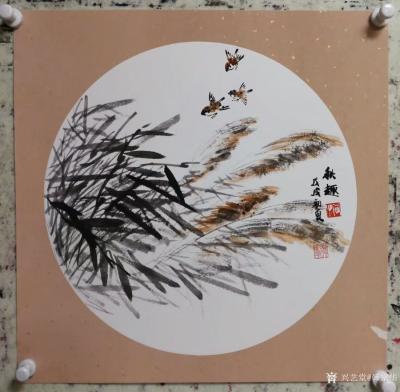 韩宗华日记-一直发葡萄，都以为我只会画葡萄，今天换换口味，分享几幅国画动物和花鸟小品画，《雄【图2】