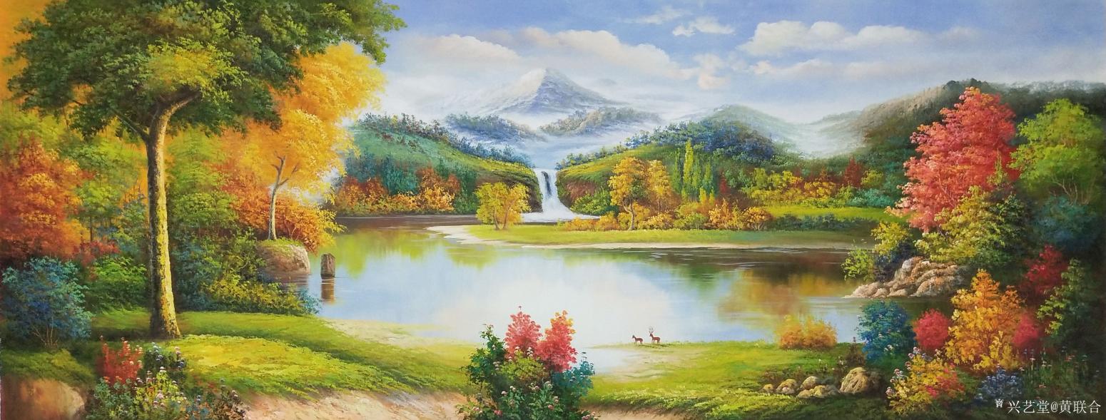 黄联合油画作品《油画》