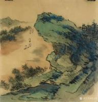 艺术家刘玉坚日记:一平尺小画也精彩，国画山水画《帆影》，【图0】