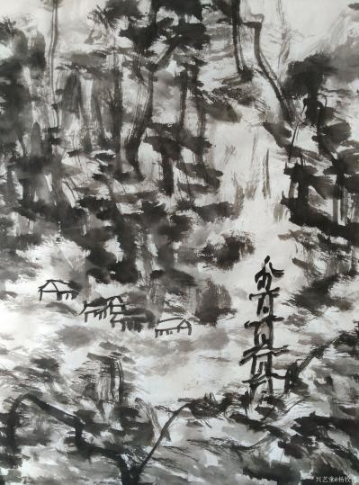 杨牧青日记-款识:后百年若有贤者，识得此画之意蕴，此人当为我门中人也。戊戌夏杨牧青。
规格【图3】