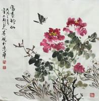 艺术家吴景砚日记:国画写意花鸟画《富贵神仙》，《春语》，《寒香》，《香雪》，《【图0】