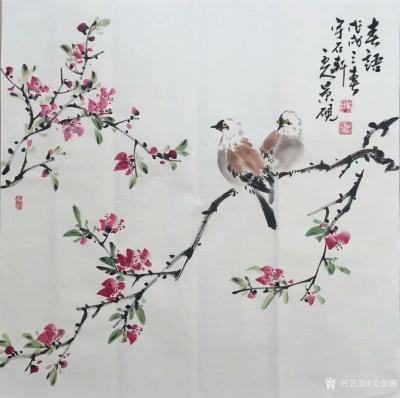 吴景砚日记-国画写意花鸟画《富贵神仙》，《春语》，《寒香》，《香雪》，《清香》，《墙里墙外》【图2】