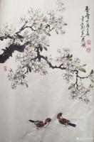 艺术家吴景砚日记:国画写意花鸟画《富贵神仙》，《春语》，《寒香》，《香雪》，《【图5】