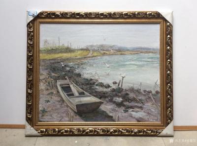 宋德发日记-客户定制的一批水粉画已经全部装裱完毕，准备发货，晒图做个留念。人靠衣装马靠鞍，一【图2】