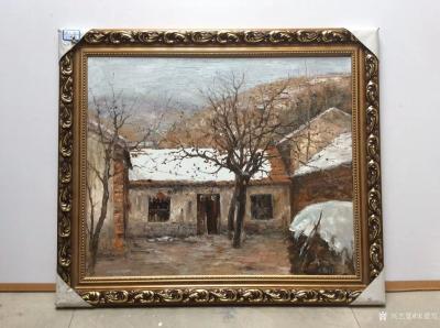 宋德发日记-客户定制的一批水粉画已经全部装裱完毕，准备发货，晒图做个留念。人靠衣装马靠鞍，一【图6】