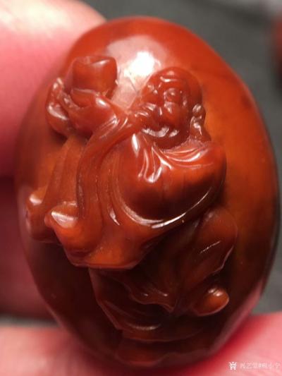 税小宁收藏-请欣赏吧, 这是客户六年前买的核雕，完美包浆玉化通透！买的时候是2.0！现缩水1【图11】