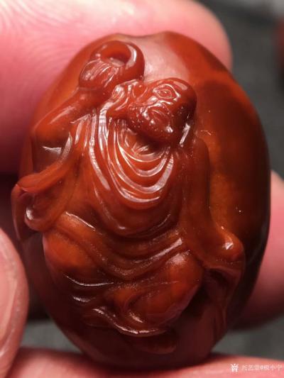 税小宁收藏-请欣赏吧, 这是客户六年前买的核雕，完美包浆玉化通透！买的时候是2.0！现缩水1【图13】