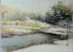 陈刚日志-国画山水画，大夏天来点清凉的，雪景，《昔去雪如花》，《雪无尘【图1】