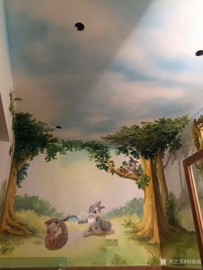 周海波日记-小清新的儿童闺房壁画！  美育要从娃娃抓起！
从小种下美的种子！       【图5】