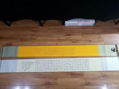 李高日记-不俗即仙骨，多情乃佛心。夜深人寂，作字良时，沐手书心经两卷以应景耳。【图1】