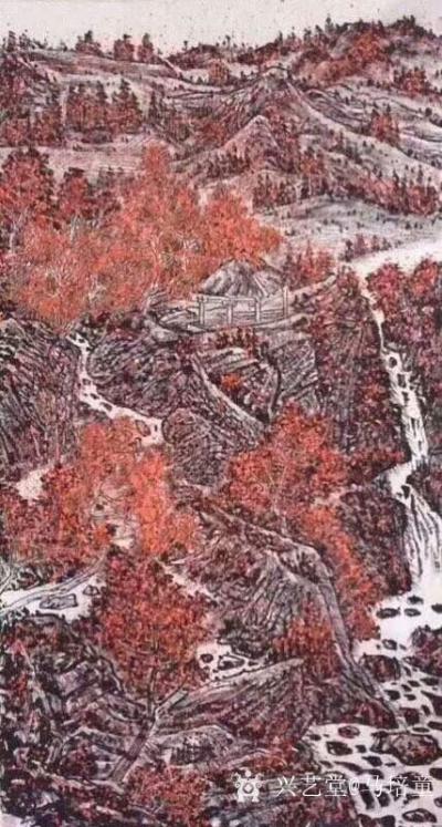 马培童日记-2018年6月1日宣布，我的书画作品价格，焦墨焦彩山水 ，画展精品每平尺二万元，【图2】