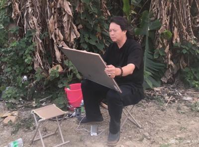 叶仲桥日记-重新调整自己展出过的作品，连省长都那么认真画画，那么我也要努力地去画些自己喜欢的【图5】