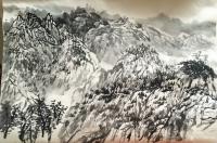 艺术家陈秀梅日记:昨天早上七点多我们几位老师约好去贺兰山苏峪口里面写生，对面大【图3】