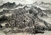 艺术家陈秀梅日记:昨天早上七点多我们几位老师约好去贺兰山苏峪口里面写生，对面大【图4】