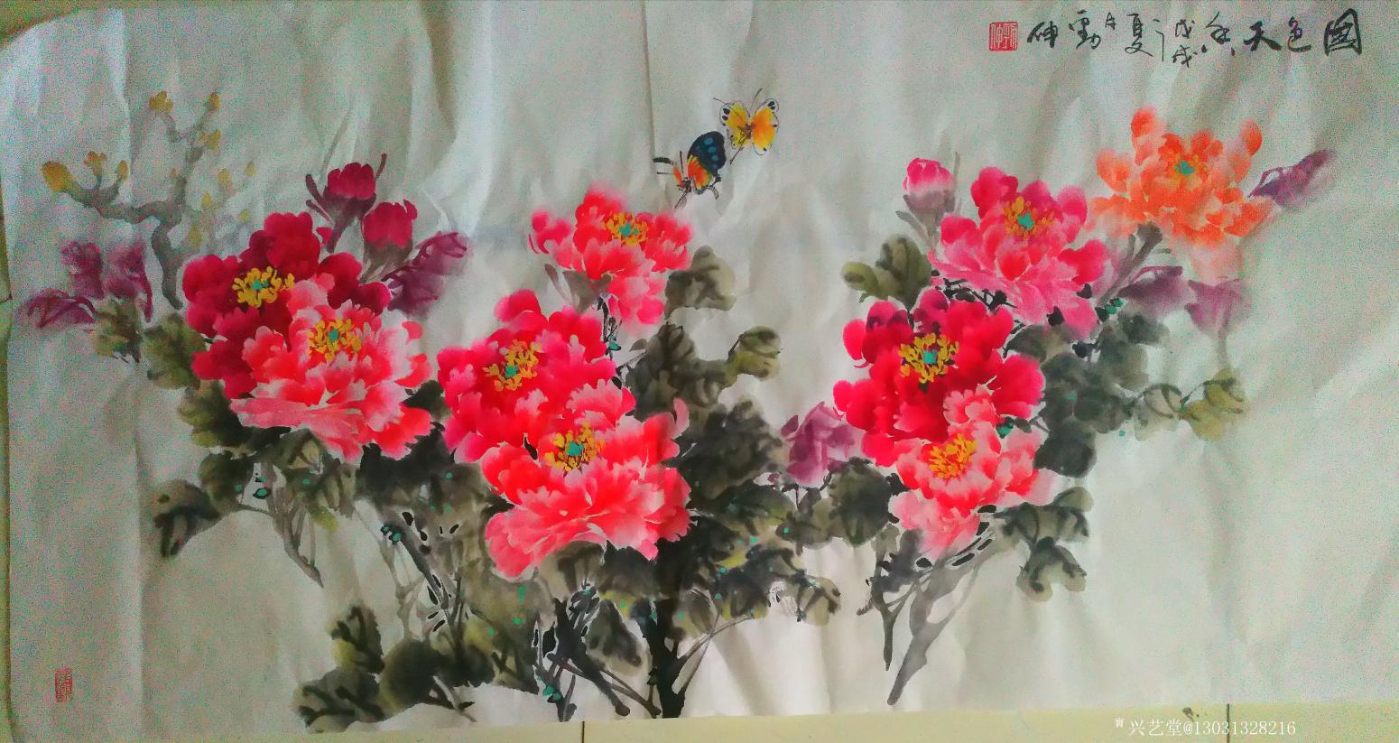 13031328216国画作品《新疆哈密瓜》【图2】