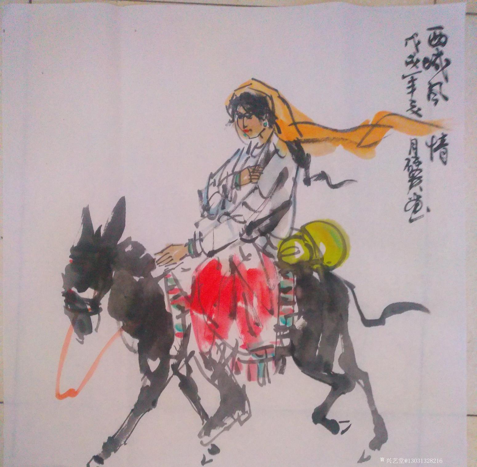 13031328216国画作品《张保兴作品》