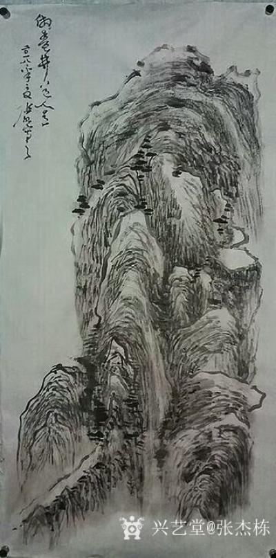 张杰栋日记-仿墨井道人笔意
  为何学古？晓诸家之法，明笔墨之来历，下笔明其理，相通差异夹【图2】