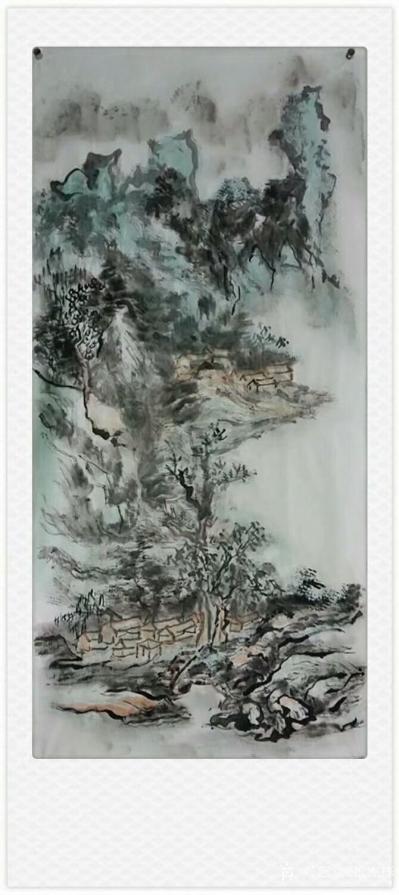 张杰栋日记-仿墨井道人笔意
  为何学古？晓诸家之法，明笔墨之来历，下笔明其理，相通差异夹【图4】