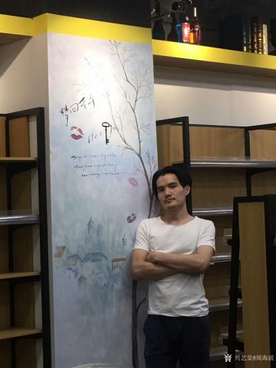 周海波日记-艰辛数日.“新农产”主题壁画终于完成了！感谢各位.也祝丁总生意兴隆.蒸蒸日上！【图6】