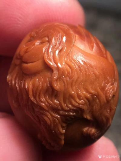 税小宁日记-核雕狗狗创意之作, 尺寸2.0X2.4最新风格，旺财表情丰富，特别的生动！狗狗是【图6】