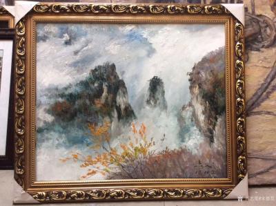 宋德发日记-又一批风景水粉画装裱完毕，准备发货，晒图留念。装裱以后是不是好看很多，拿回家直接【图9】