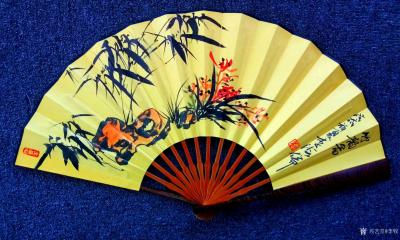 李牧日记-发一组收藏折扇《吉祥如意》，《事事如意》，《竹韵图》，《兰香》，《金玉戏水》，《【图3】