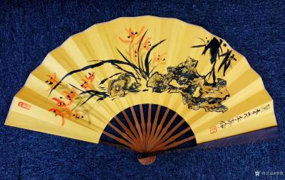 李牧日记-发一组收藏折扇《吉祥如意》，《事事如意》，《竹韵图》，《兰香》，《金玉戏水》，《【图4】