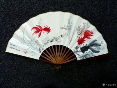 李牧日记-发一组收藏折扇《吉祥如意》，《事事如意》，《竹韵图》，《兰香》，《金玉戏水》，《【图6】