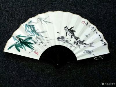 李牧日记-发一组收藏折扇《吉祥如意》，《事事如意》，《竹韵图》，《兰香》，《金玉戏水》，《【图7】