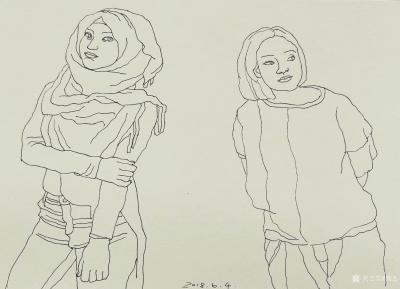 魏杰日记-本周人物速写作品10幅，敬请欣赏，【图4】