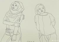 艺术家魏杰日记:本周人物速写作品10幅，敬请欣赏，【图3】