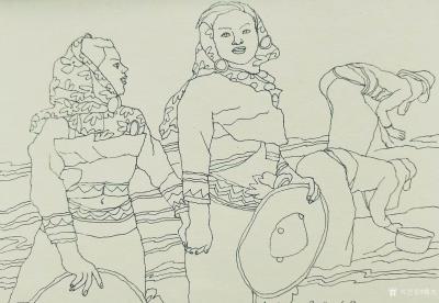 魏杰日记-本周人物速写作品10幅，敬请欣赏，【图8】