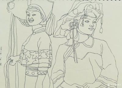 魏杰日记-本周人物速写作品10幅，敬请欣赏，【图9】